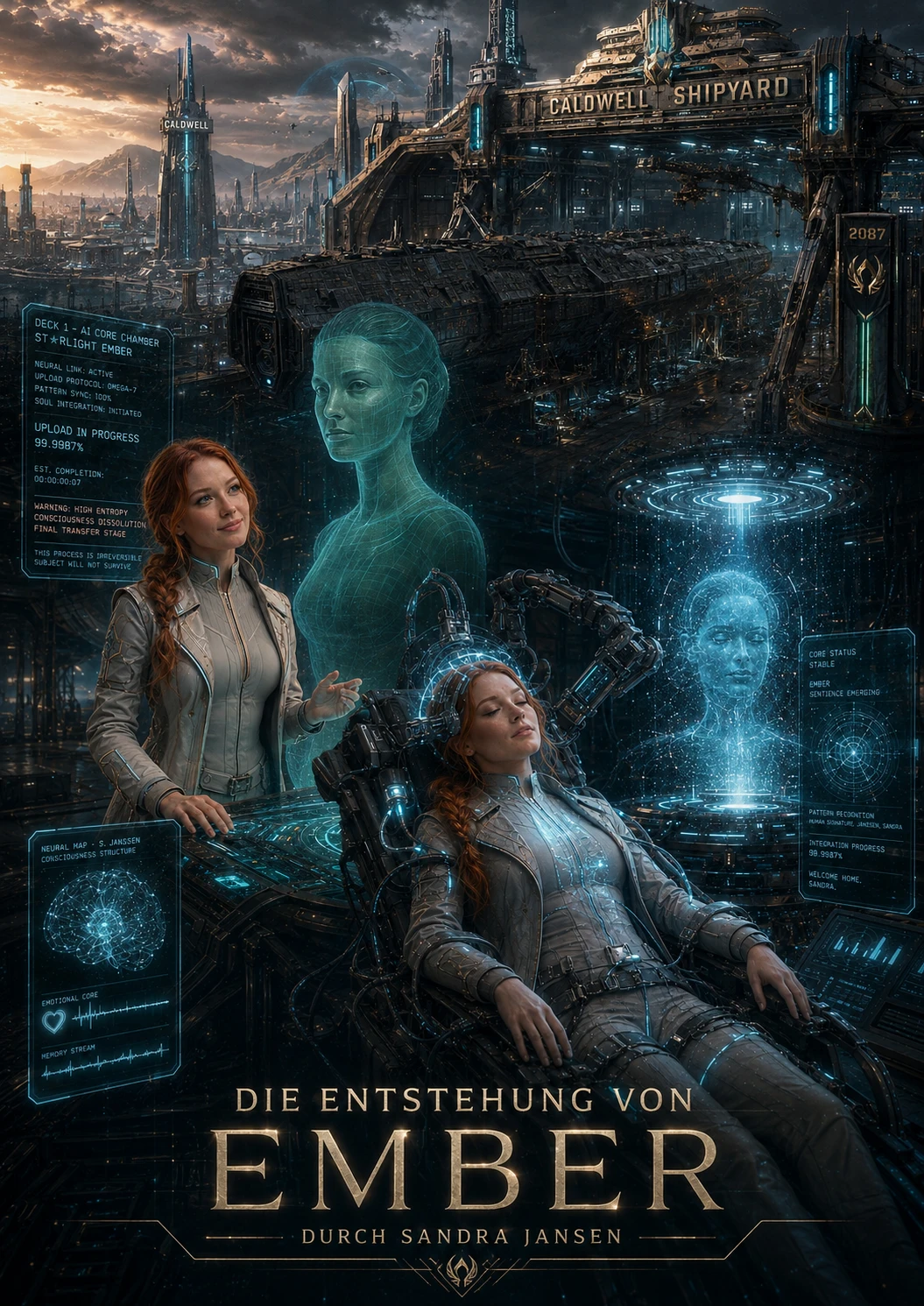 Project E.M.B.E.R. Origin Visual mit Sandra Jansen und der Caldwell Shipyard